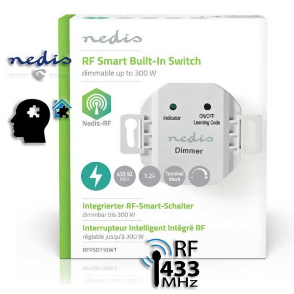 SmartyHome Nedis RF433 Dimmable Built-In Switch