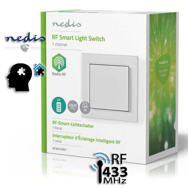 SmartyHome Nedis RF433 Switch Single Button